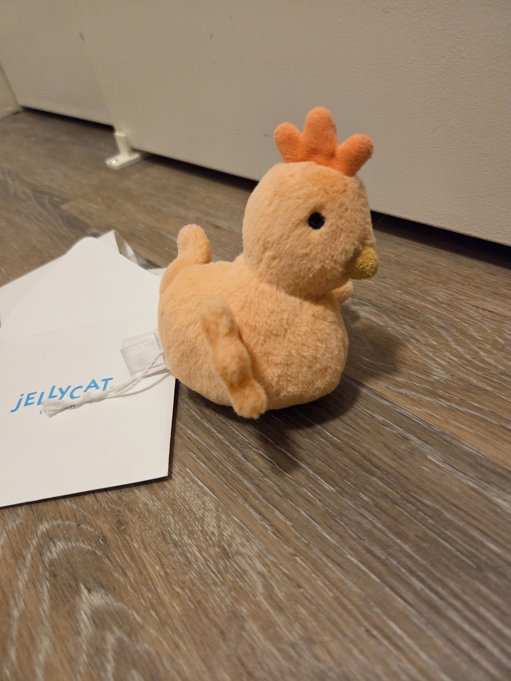 Jellycat RETIRED Fluffy Chicken Plush - Orange Chick BNWOT